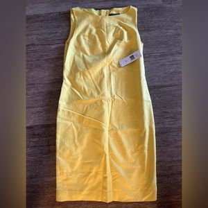 Ralph Lauren NWT spring 2012 Yellow Shift Dress Business Size 10 $159 Retail